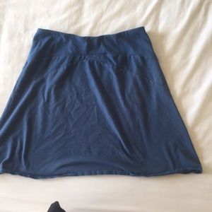 Patagonia a-line skirt, blue, size small